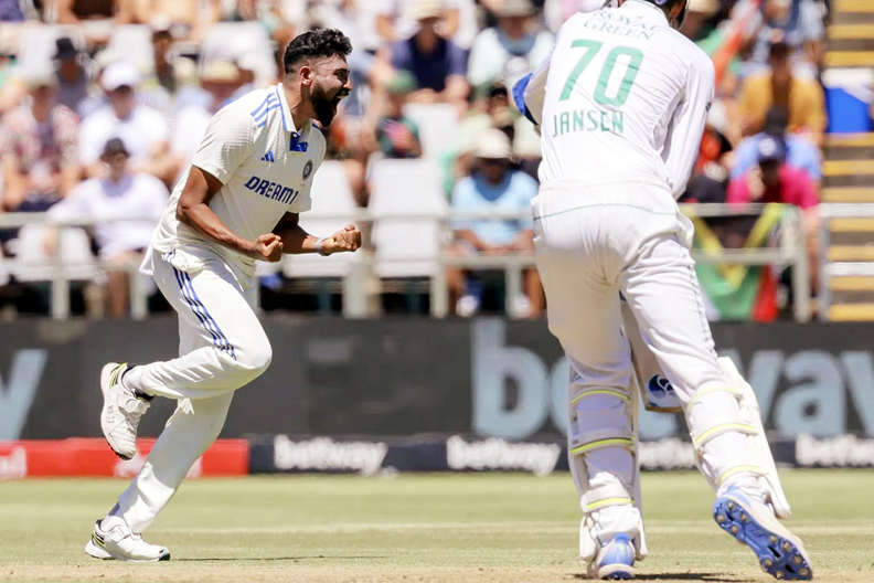 Photo of मोहम्मद सिराज के गेंद से ‘छक्के’ से भारत ने द. अफ्रीका को पहली पारी में मात्र 55 पर ढेर किया