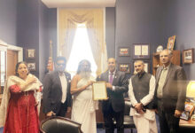 Photo of डॉ वसंत विजय महाराज वाशिंगटन डीसी में अमेरिकन कांग्रेस द्वारा सम्मानित
