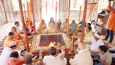 Photo of महामंडलेश्वर यति नरसिंहानंद गिरी महाराज के नेतृत्व में हर्षोल्लास के साथ मनाई गई “माँ बगलामुखी” की जयंती