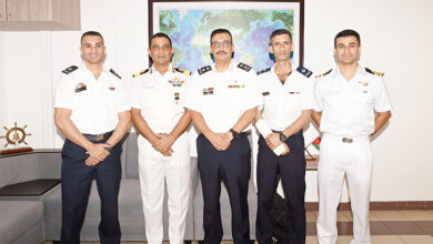 Photo of जॉर्डन सशस्त्र बल प्रशिक्षण प्रतिनिधिमंडल की दक्षिणी नौसेना कमान और भारतीय नौसेना अकादमी की पहली यात्रा