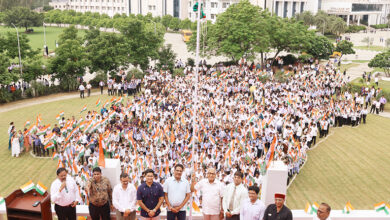 Photo of टीएमयू की तिरंगा यात्रा में अखंड भारत का संकल्प