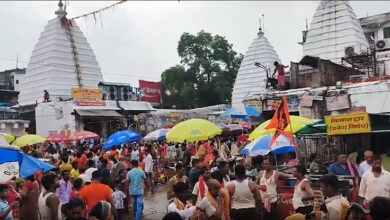 Photo of नवरात्र को लेकर बाबा नगरी में श्रद्धालुओं के पहुंचने का सिलसिला जारी