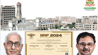 Photo of आईआईआरएफ रैंकिंग-2025 में टीएमयू के फार्मेसी कॉलेज की यूपी में फोर्थ पॉजिशन