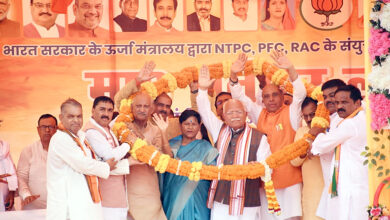 Photo of मनोहर लाल ने उत्तर प्रदेश में 1000 सीटों वाले ऑडिटोरियम की आधारशिला रखी