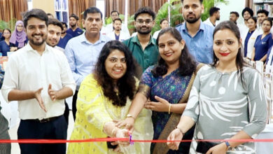 Photo of टीएमयू लाइब्रेरी में योग की किताबों की विशेष प्रदर्शनी