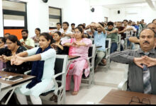 Photo of टीएमयू में गुरुजनों ने लिया योग का संकल्प