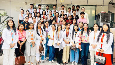 Photo of टीएमयू पैरामेडिकल स्टुडेंट्स ने की कार्ल ज़ाइस की विजिट