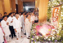 Photo of सांसद बृजमोहन अग्रवाल के पिताजी राम जी लाल जी अग्रवाल जी की पगड़ी रस्म, शांति मिलन कार्यक्रम सादगी और गरिमा के साथ सम्पन्न