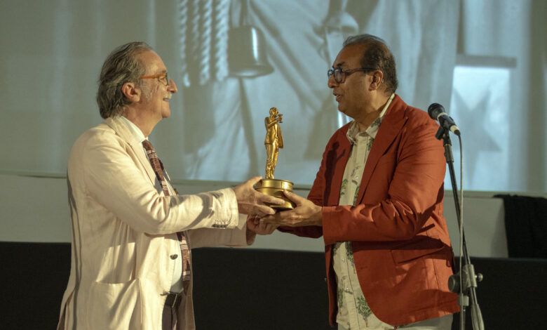 Hindi -English Film Heritage Foundation director Shivendra Singh Dungarpur honoured with the prestigious Vittorio Borini Award