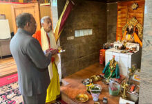 Photo of देवनानी ने बर्लिन में निर्माणाधीन गणेश मंदिर में पूजा-अर्चना की