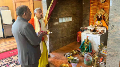 Photo of देवनानी ने बर्लिन में निर्माणाधीन गणेश मंदिर में पूजा-अर्चना की