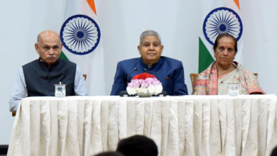 Photo of उपराष्ट्रपति एवं राज्यसभा के सभापति ने राजनीतिक दलों के बीच सौहार्द की अपील की