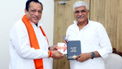 Photo of राजस्थान के कैबिनेट मंत्री जोराराम कुमावत की केंद्रीय मंत्रियों से मुलाकात