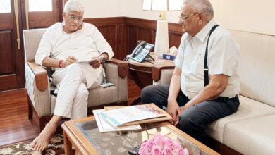 Photo of केन्द्रीय संस्कृति और पर्यटन मन्त्री गजेन्द्र सिंह शेखावत को सुर संगम के 36 वें राष्ट्रीय युवा संगीत समारोह के लिए किया आमन्त्रित