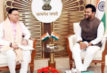 Photo of सीएम धामी ने केन्द्रीय नागरिक उड्डयन मंत्री से भेंट की