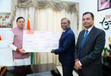 Photo of टीएचडीसी इंडिया लिमिटेड ने उत्तराखंड के मुख्यमंत्री राहत कोष में 1 करोड़ रुपये का योगदान दिया