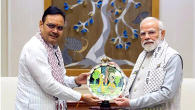 Photo of राजस्थान के मुख्यमंत्री भजनलाल शर्मा की प्रधानमंत्री नरेंद्र मोदी से मुलाकात को लेकर कई कयास