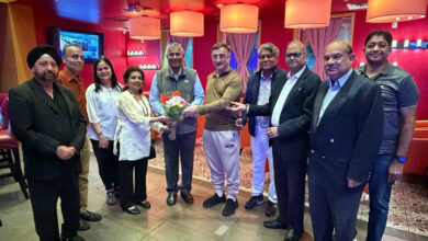 Photo of सांसद पी पी चौधरी का अमरीका में राना पदाधिकारियों ने किया स्वागत