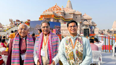 Photo of टीएमयू कुलाधिपति ने अयोध्या में धर्म ध्वजारोहण का कमाया पुण्य