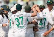 Photo of हार्मर के स्पिन के जादू से दक्षिण अफ्रीका ने हारी बाजी पलट भारत से पहला टेस्ट 30 रन से जीता