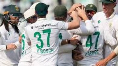 Photo of हार्मर के स्पिन के जादू से दक्षिण अफ्रीका ने हारी बाजी पलट भारत से पहला टेस्ट 30 रन से जीता