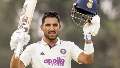 Photo of ध्रुव जुरेल के शतक से भारत ए ने पहली पारी में 255 रन बनाए