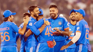 Photo of अक्षर पटेल के गेंद व बल्ले से कमाल से ऑस्ट्रेलिया से चौथा टी 20 जीत भारत सीरीज में 2-1 से आगे