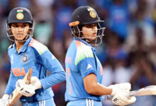Photo of शैफाली व दीप्ति के अर्द्धशतकों व ऋचा की तेज पारी से भारत ने बनाए पर 298