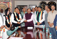Photo of विधानसभाध्यक्ष वासुदेव देवनानी ने दिलाई अंता के नव निर्वाचित विधायक प्रमोद जैन ‘भाया’ को विधान सभा सदस्य पद की शपथ