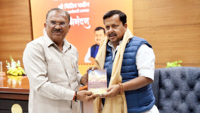 Photo of विधानसभाध्यक्ष वासुदेव देवनानी की नितिन नबीन से शिष्टाचार भेंट