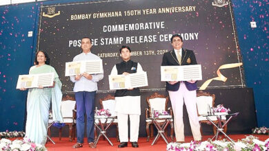 Photo of ज्योतिरादित्य सिंधिया ने जारी किया बॉम्बे जिमखाना का 150वां स्मारक डाक टिकट