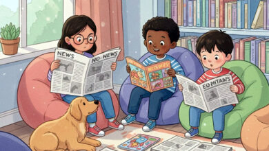 Photo of बच्चों में समाचार पत्र और पत्रिकाएँ पढ़ने की आदत विकसित करें