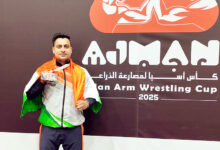 Photo of श्रीमंत झा ने Asian Para Armwrestling Cup 2025 में जीता सिल्वर मेडल