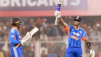 Photo of अभिषेक और सूर्य कुमार के तूफानी अर्द्धशतकों से भारत ने लगातार तीसरी जीत से न्यूजीलैंड से टी 20 सीरीज जीती