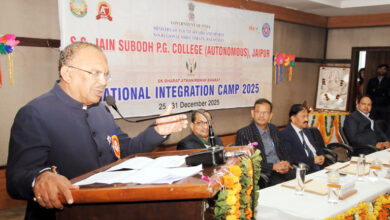 Photo of युवा राष्ट्रीय एकता और अखण्डता की भावना को बढ़ावा देने का संकल्प ले : देवनानी