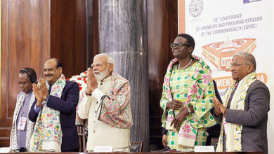 Photo of राष्ट्रमंडल देशों के अध्यक्षों और पीठासीन अधिकारियों के 28वें सम्मेलन में प्रधानमंत्री का धारदार और प्रभावशाली भाषण