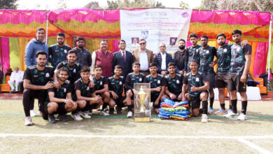 Photo of श्याम लाल कॉलेज (प्रातः) ने श्याम लाल हॉकी खिताब बरकरार रखा