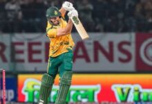Photo of कप्तान मरक्रम के तूफानी अविजित अर्द्धशतक से द.अफ्रीका ने वेस्ट इंडीज को 9 विकेट से हराया