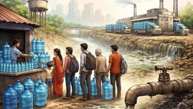 Photo of बोतलबंद पानी का भारत, सार्वजनिक जल प्रशासन की गहरी विफलता