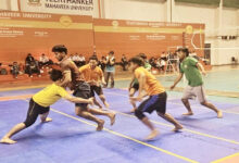 Photo of टीएमयू के कबड्डी मुकाबलों में नर्सिंग और इंजीनियरिंग के खिलाड़ियों ने मारा मैदान