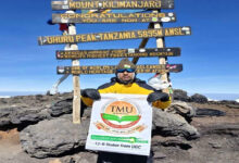 Photo of टीएमयू की अब अफ्रीका महाद्वीप की सर्वोच्च चोटी किलिमंजारो पर दस्तक
