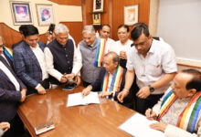 Photo of ‘संस्था शिरोमणि’ जैन श्वेताम्बर तेरापंथी महासभा का दायित्व हस्तांतरण समारोह