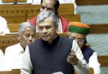 Photo of केन्द्रीय रेल मंत्री अश्विनी वैष्णव का लोकसभा में रेल बजट पर चर्चा का जवाब