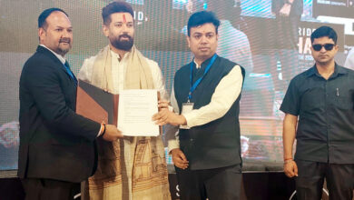 Photo of बिहार दिवस पर वैश्विक व्यवसाय आइकन सम्मान: इटाची फूड प्रोडक्ट्स के एमडी अजय गुप्ता को चिराग पासवान ने किया सम्मानित