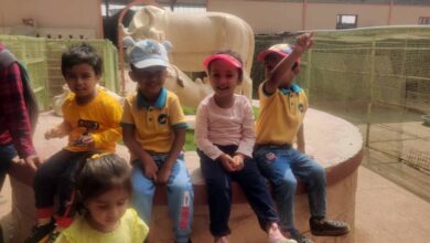 Photo of डोड्डाकुंडी गौशाला में प्ले किड स्कूल का शैक्षणिक भ्रमण