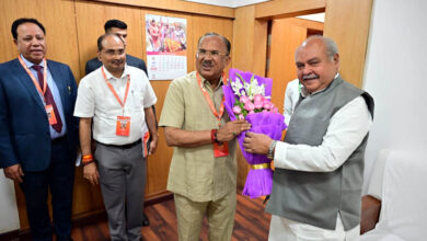 Photo of राजस्थान विधान सभा अध्यक्ष देवनानी ने मध्य प्रदेश विधान सभा स्पीकरऔर मुख्यमंत्री से शिष्टाचार भेंट की