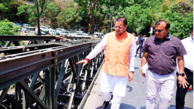 Photo of धामी ने मसूरी रोड स्थित शिव मंदिर के निर्माणाधीन पुल का किया स्थलीय निरीक्षण