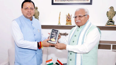 Photo of मुख्यमंत्री धामी ने केन्द्रीय ऊर्जा, आवास एवं शहरी कार्य मंत्री श्री मनोहर लाल खट्टर से भेंट