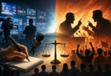 Photo of पत्रकारिता की गिरती गरिमा और राजनीति की बिगड़ती भाषा