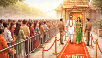 Photo of आस्था का बाज़ारीकरण: वीआईपी दर्शन और आम श्रद्धालु की उपेक्षा पर एक गंभीर सवाल